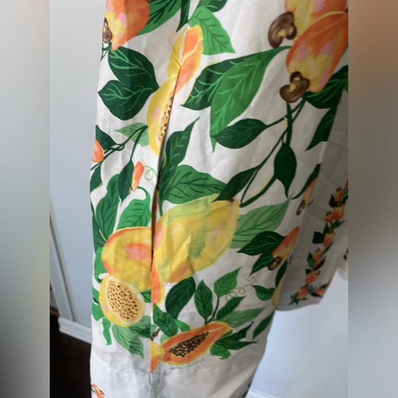 FARM RIO Papaya Salad Scarf Mini Dress S